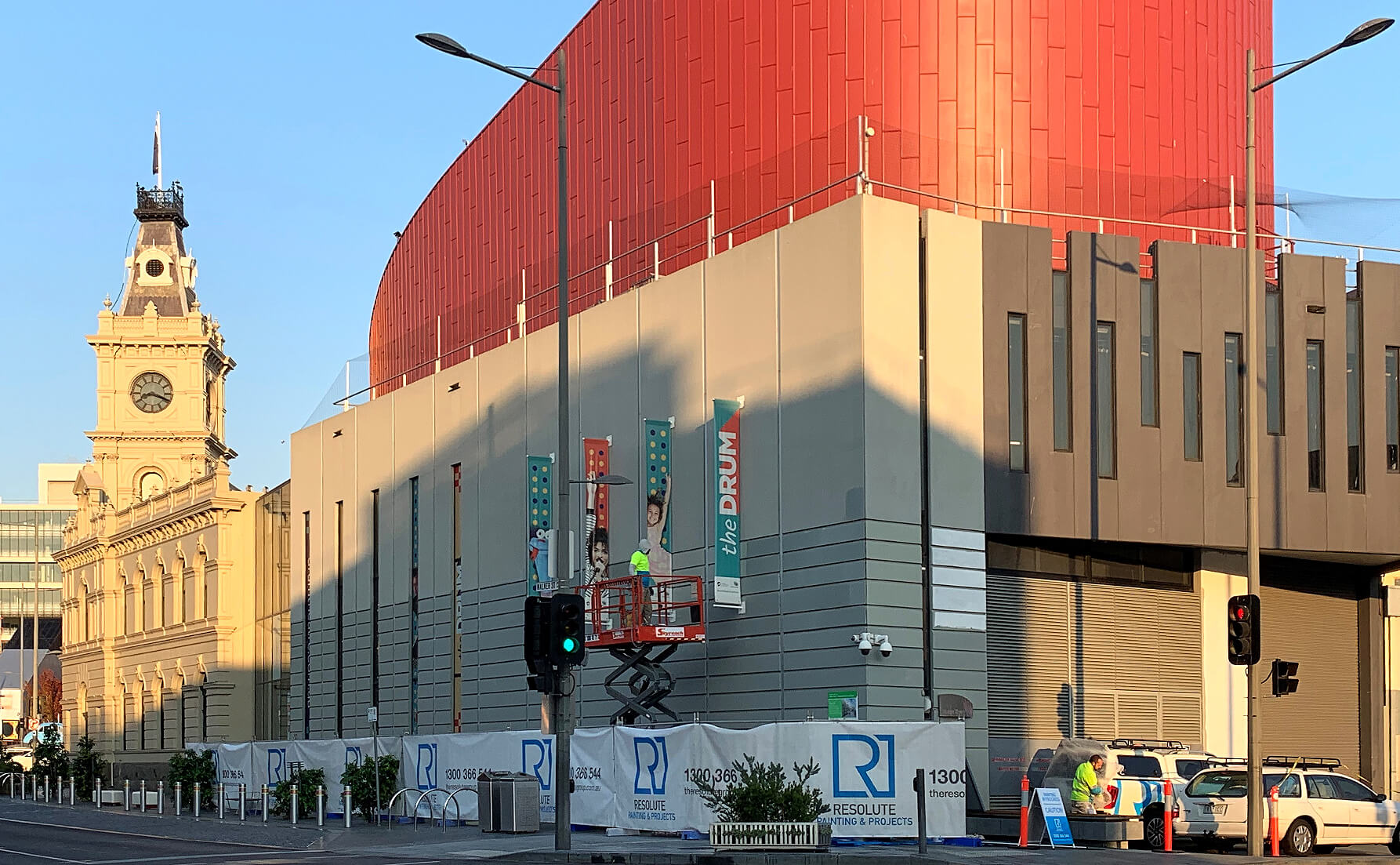 Exterior Facade commercial painting in melbourne